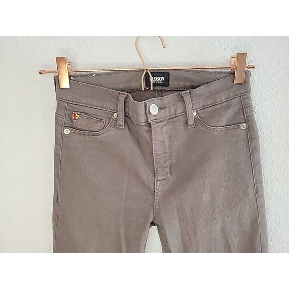 Hudson Womens Size 25 Gray Nico Midrise Super Skinny Jeans - Picture 3 of 7